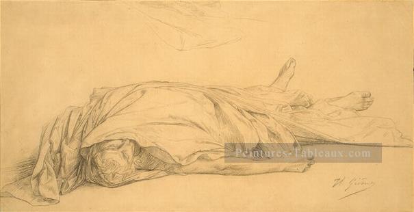 The Dead Caesar 1859 Orientalisme grec grec Arabisme Jean Léon Gérôme Peintures à l'huile